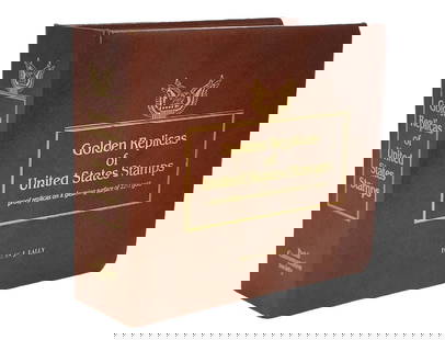 Golden Replicas Of United States Stamps, Proof Replicas On A Gleaming Surface Of 22KT Gold: Golden Replicas Of United States Stamps, Proof Replicas On A Gleaming Surface Of 22KT Gold (1982-1983)