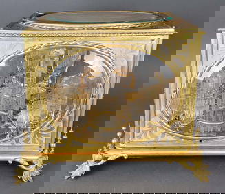 19th C. French Bronze & Baccarat Crystal Tantalus Set (1 of 6)