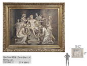 Large Italian Louis XIV style Oil On Canvas, After