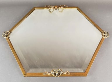 French Bronze Mirrored Plateau