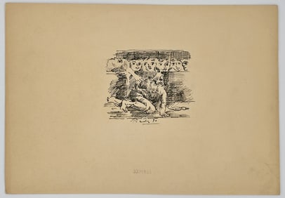 Picasso 'Minotauro Agonizando' Etching Lithography Print, Signed