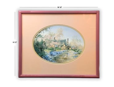 Oil On Canvas Painting Signed & numbered, Marty Bell (368-500) 10-10-1985