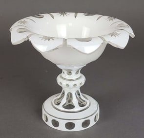 White Bohemian Vase