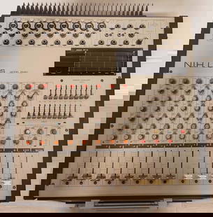 Rare Vintage Mixer N.I.H With JBL TR Series TR125 Speakers: Rare Vintage Mixer N.I.H Model PM80 Top Notch Quality, Made In Japan Paired With JBL TR Series TR125