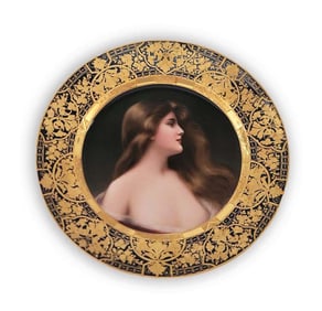 19th C. Hand Painted Royal Vienna Plate, Made In Germany