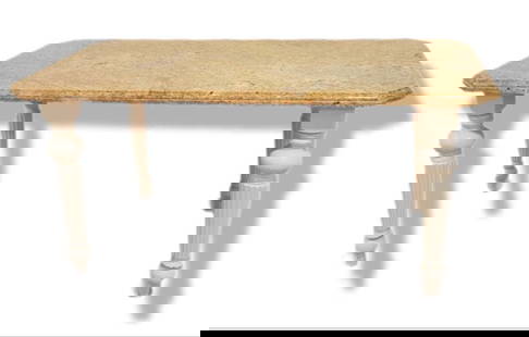 Modern Table Top Granite: Modern Table Top Granite. W 35" x L 66" x H 31"