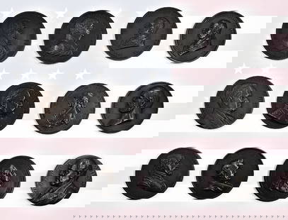Lot Of Twelve United States President Presentation Medals: Lot Of Twelve United States President Presentation Medals. They measure: 3"