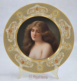 19th C. German Royal Vienna Jeweled Designed Frame