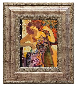 Oil On Canvas Painting By Mahmood Sabzi