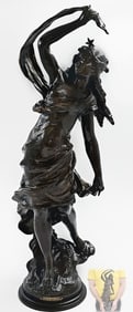 20th C. French Statue After Moreau Figurine