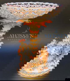 19th C. Meissen Porcelain Center Piece / Candy Dish