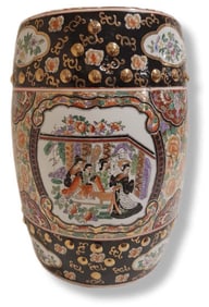 Large Chinese Porcelain Stool