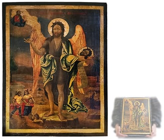 19th C. Russian 'Prophet' Icon