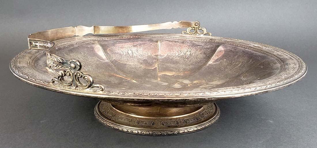 Sterling Silver Tray with Handle (1 of 4)