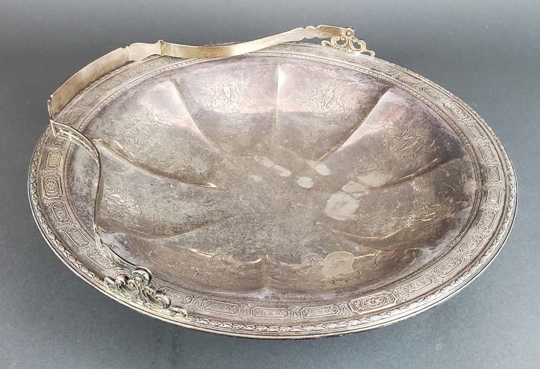 Sterling Silver Tray with Handle - 2