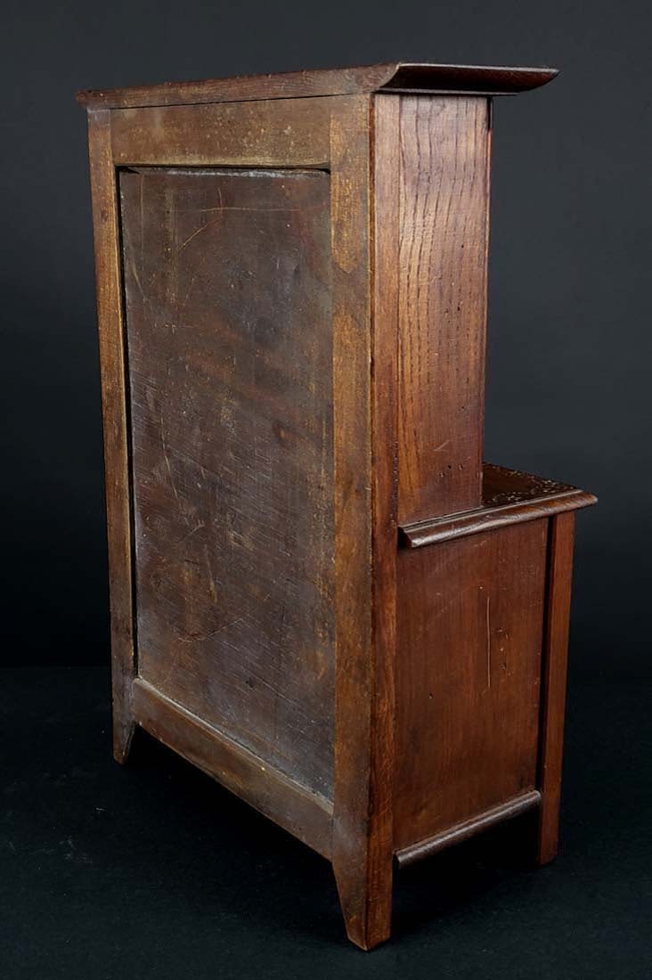 French Miniature Buffet w/ Plates, Circa 1900 - 7