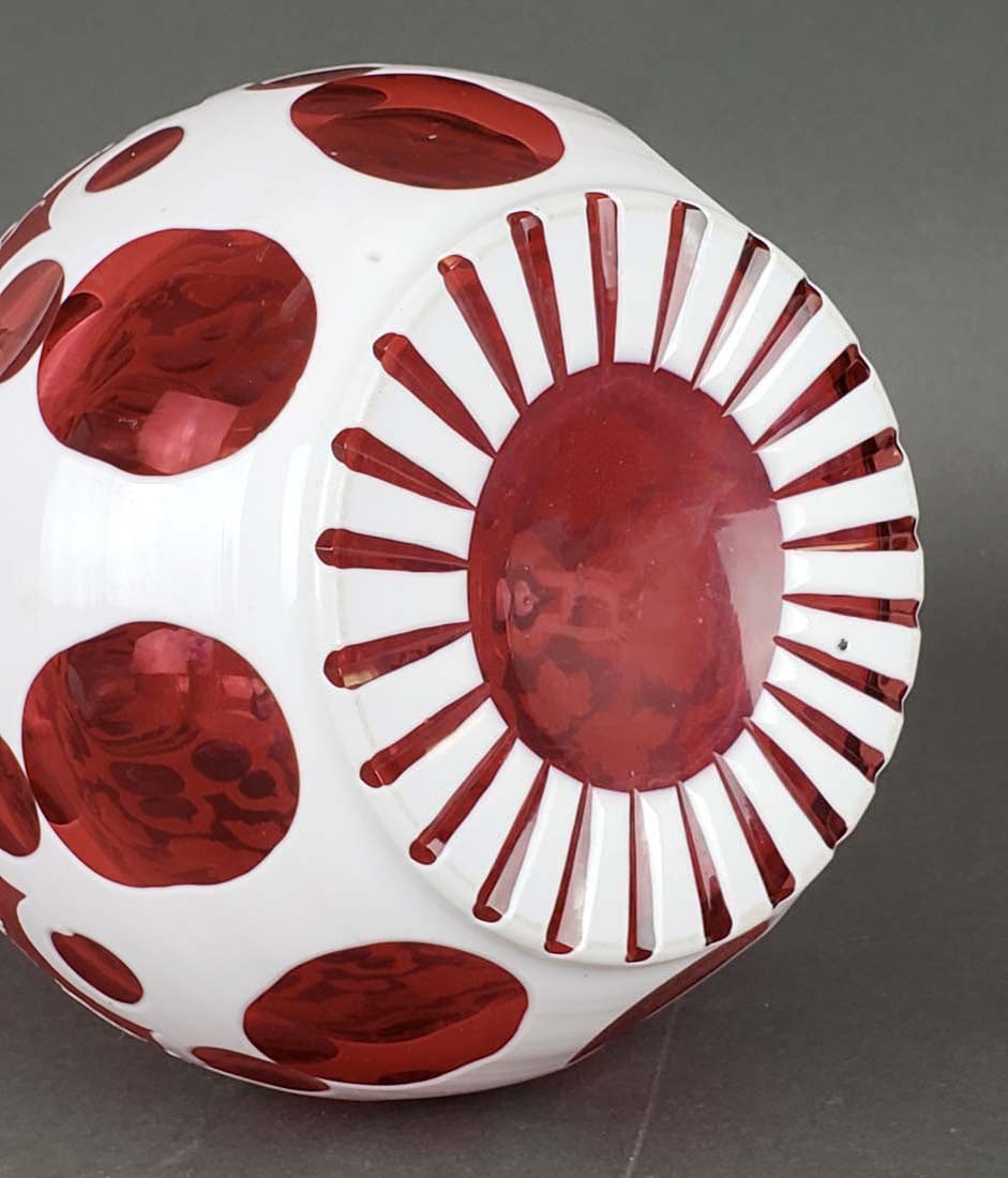 Large Bohemian Crystal Jug - 6