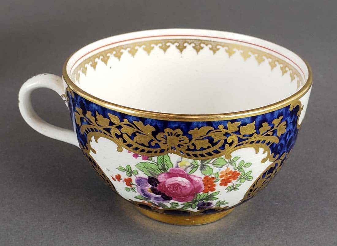 English Porcelain Cup and Saucer - 6