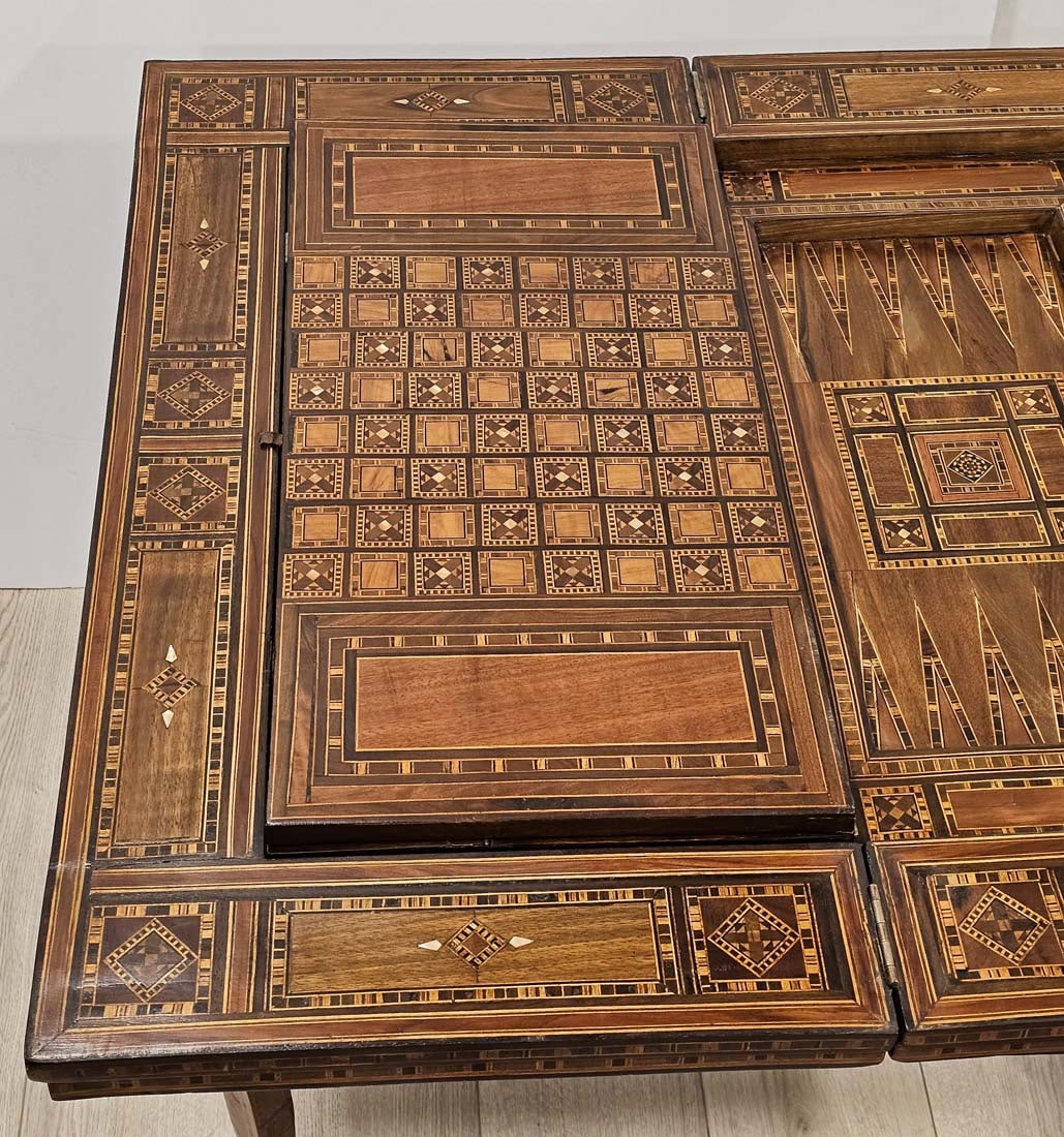 19th Century Moroccan Multi-gaming Table - 16