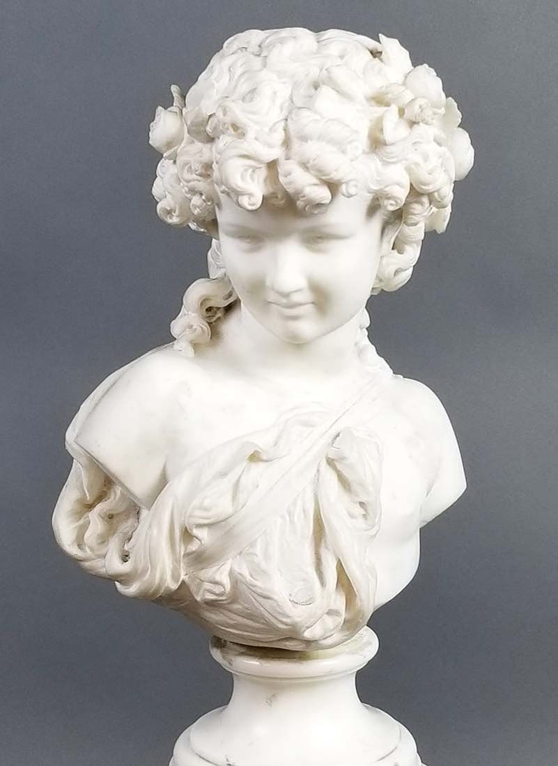 A Magnificent French Louis XVI Style Marble and Gilt - 3