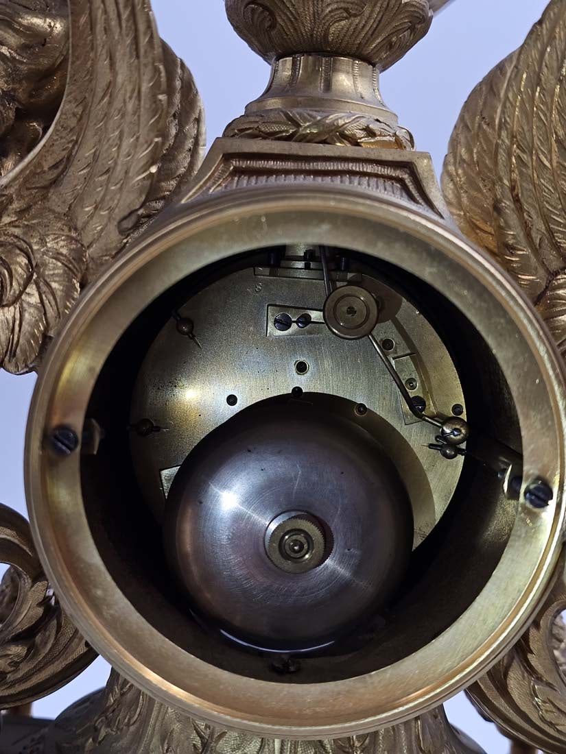 19th C. Figural Bronze Sevres Clock, Signed - 12