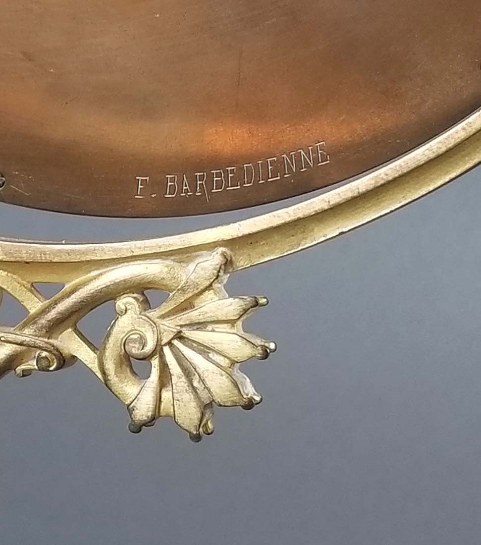 F. Barbedienne 3 Pc. Bronze Vanity Set - 4