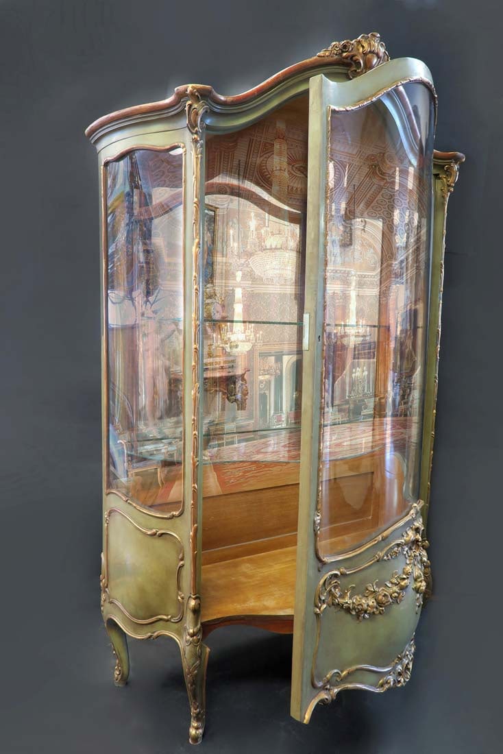 19th C. Large French Vitrine (1 of 2)