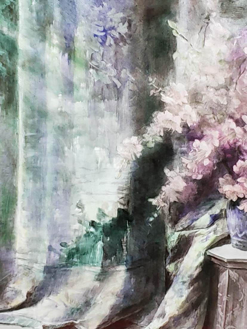 Limoges Plaque Signed L. Vance Philly, Dated 1895 - 4