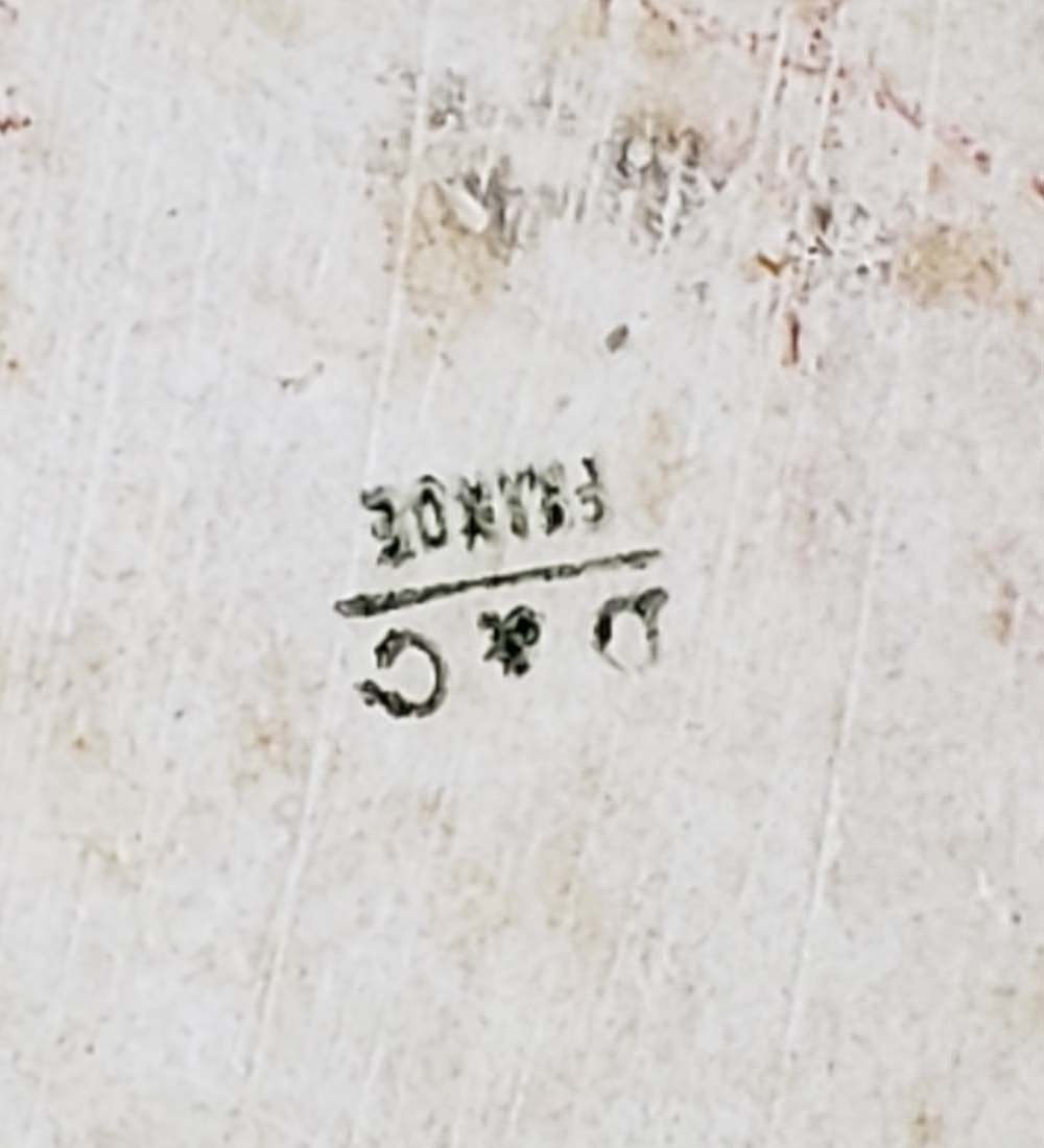 Limoges Plaque Signed L. Vance Philly, Dated 1895 - 6