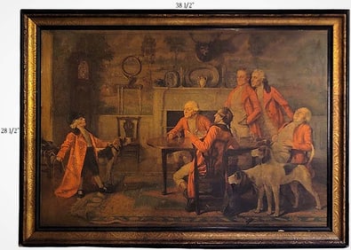 Late 19th Century Art Work Print Of John Ward Dunsmore