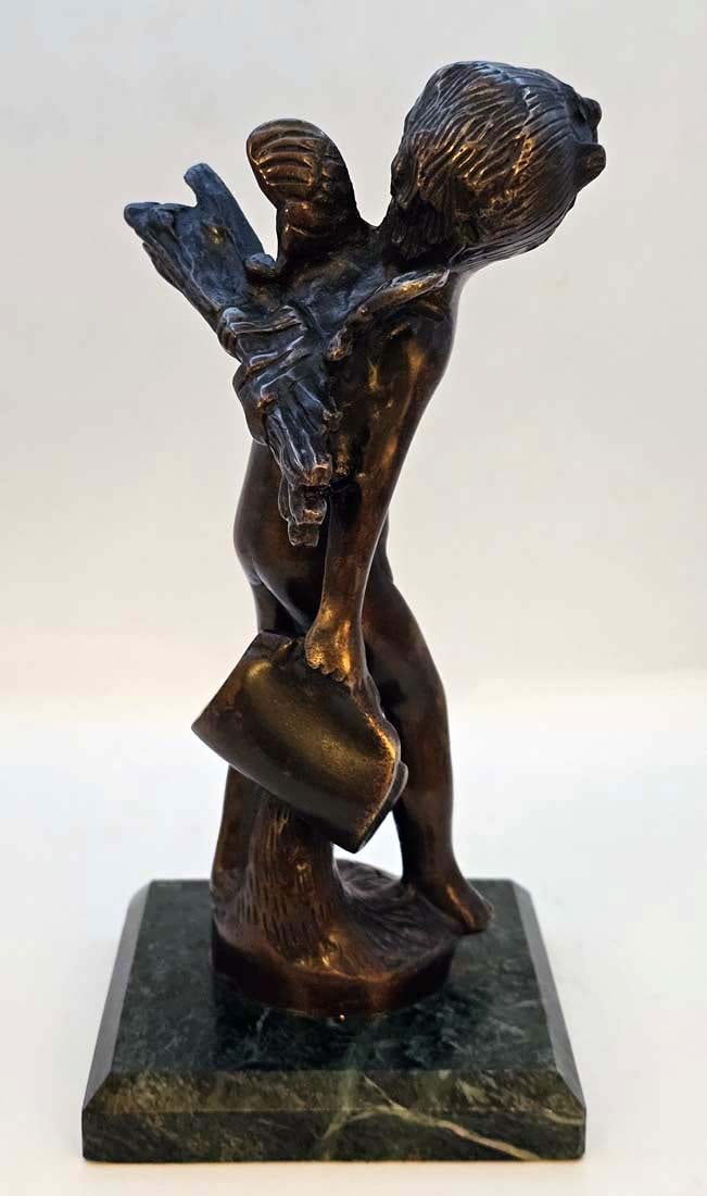 Cherub Figurine Sculpture - 5