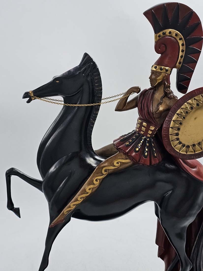 Large Erte (1892-1990) 'Amazon' Bronze Sculpture - 3