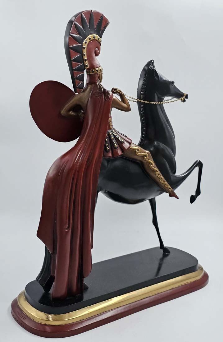 Large Erte (1892-1990) 'Amazon' Bronze Sculpture - 7