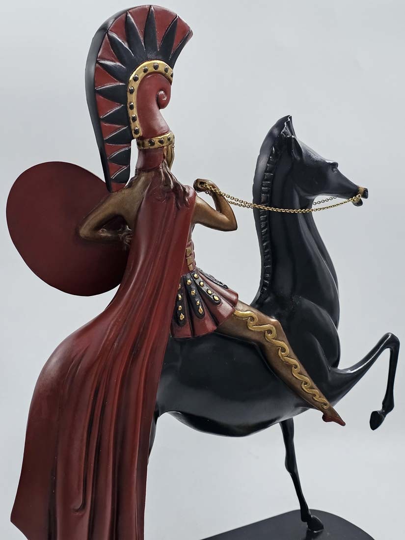 Large Erte (1892-1990) 'Amazon' Bronze Sculpture - 8