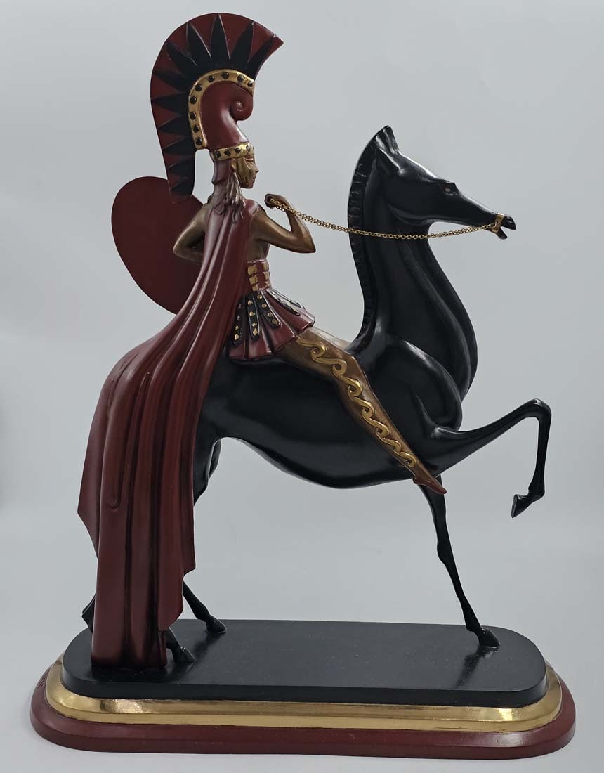 Large Erte (1892-1990) 'Amazon' Bronze Sculpture - 9
