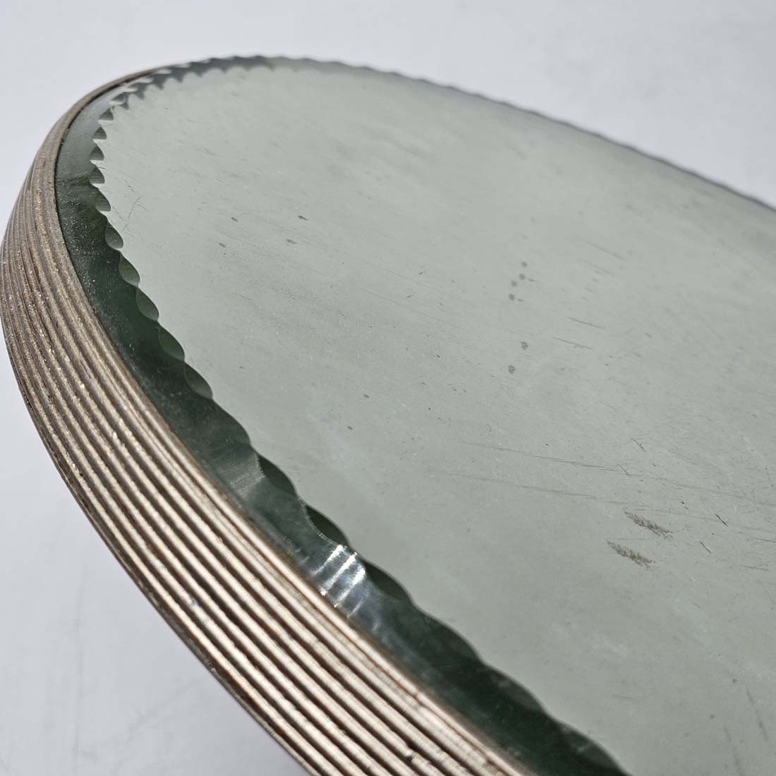 20th C. Display Plateau Silver-Plated Mirror - 3