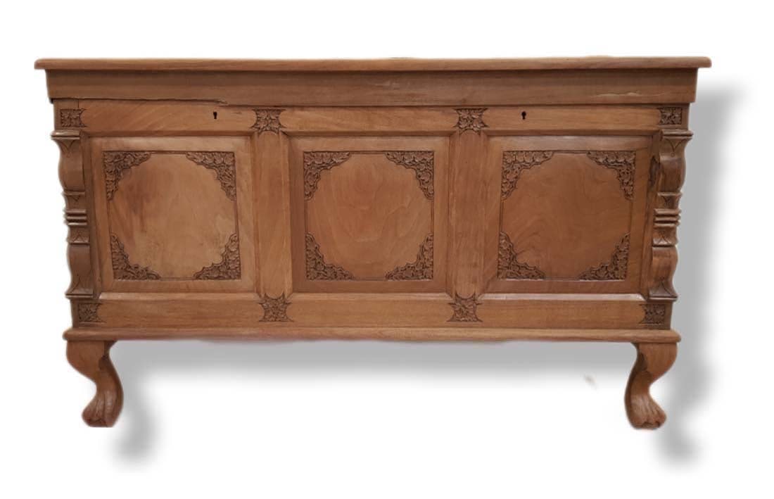 Large Vintage Wooden Box Table - 6