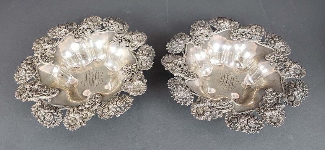 Pair of American Sterling Silver Dishes (1 of 4)