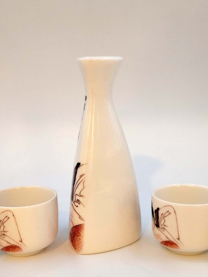Japanese 5pcs Sake Set - 4