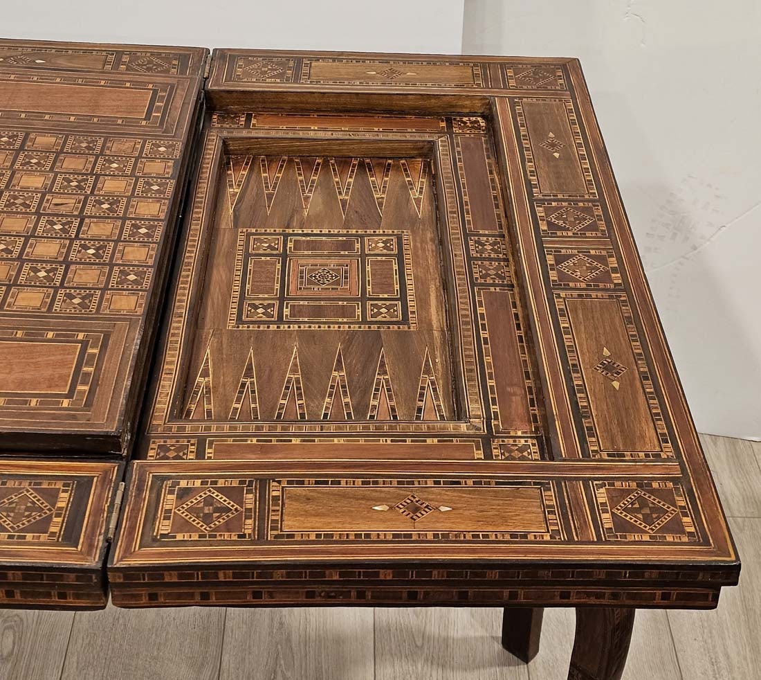 19th Century Moroccan Multi-gaming Table - 15