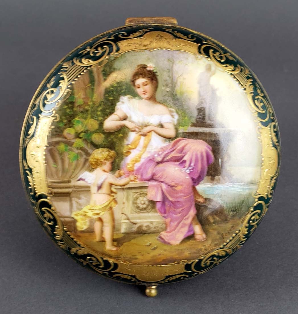 Royal Vienna Porcelain Box - 2