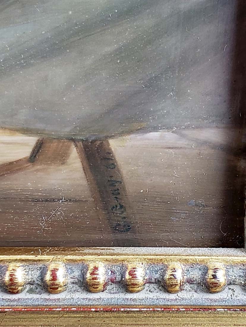 George Gray Signed English Plaque "Tavern Scene", Circa - 4