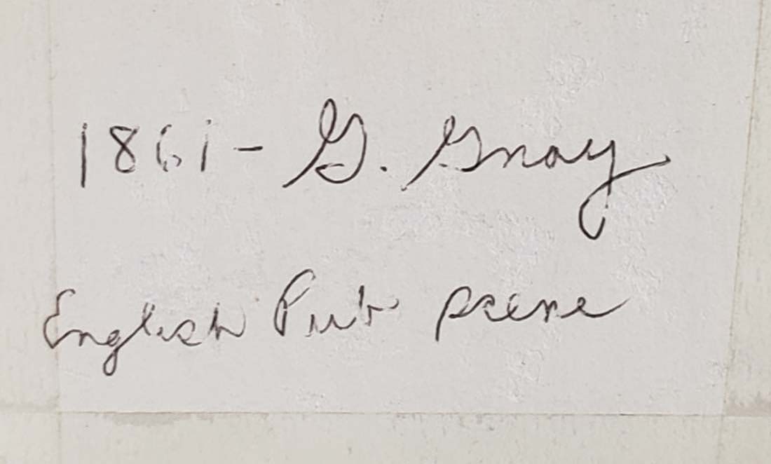 George Gray Signed English Plaque "Tavern Scene", Circa - 6