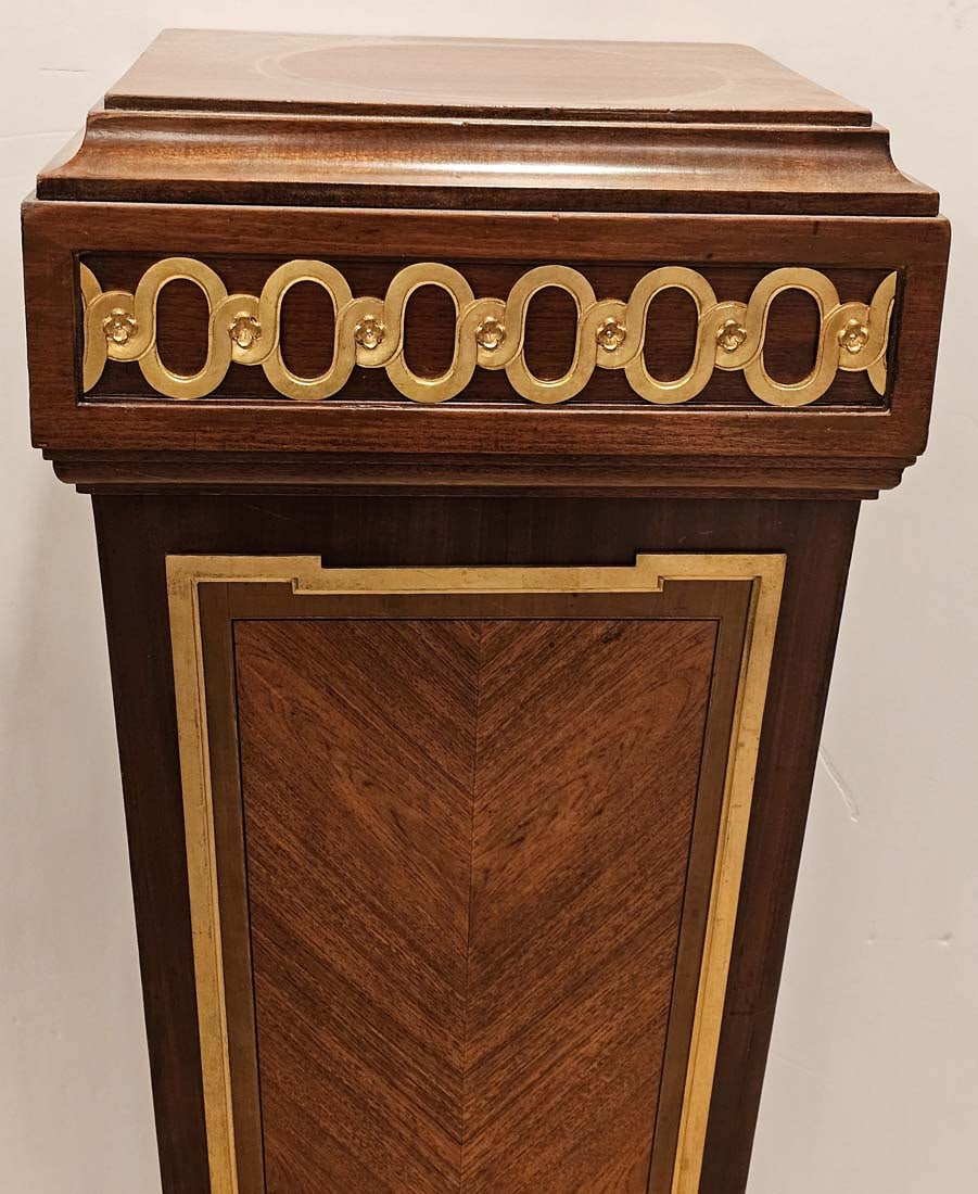 Large Bronze Mounted Pedestal - 2