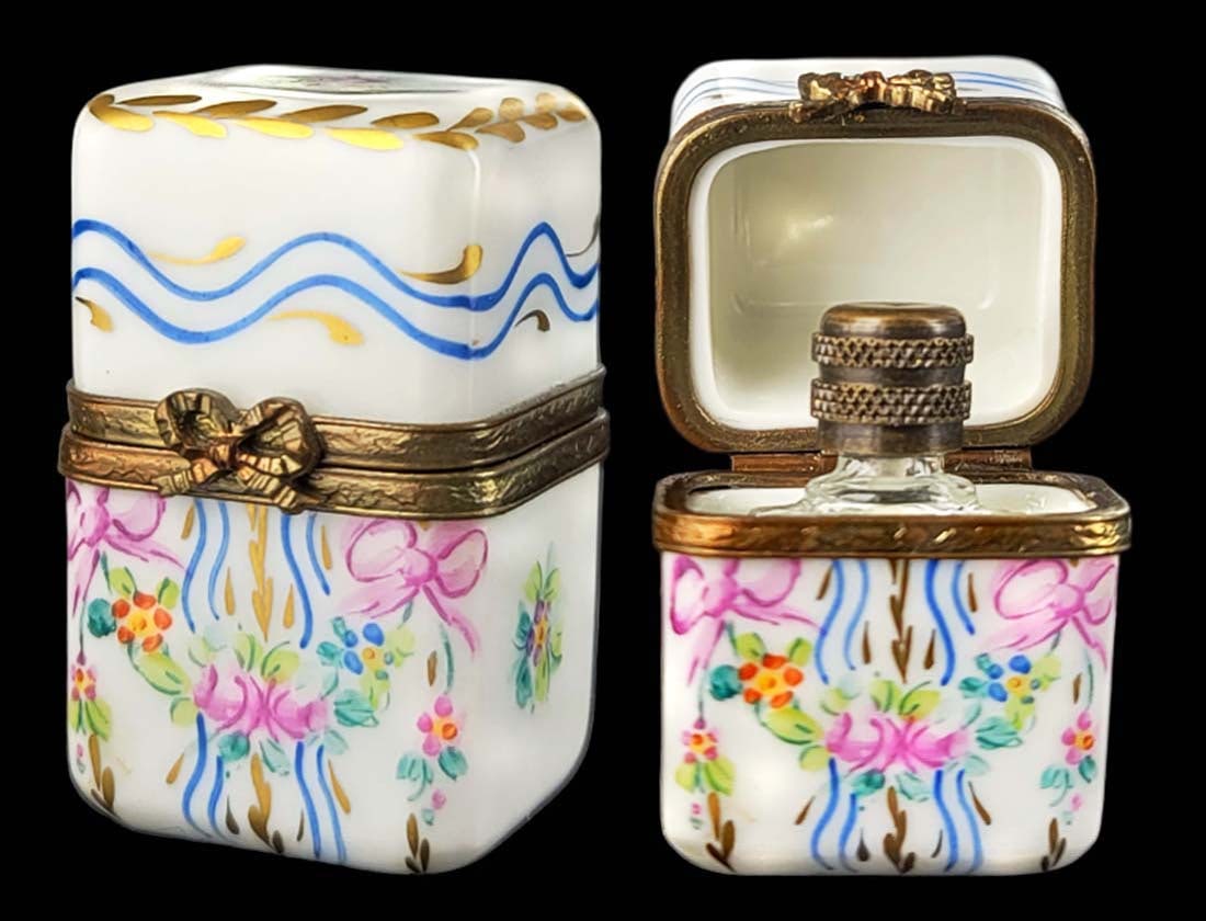 19th C. Limoges France Scented Perfume Porcelain Bottle (1 of 6)