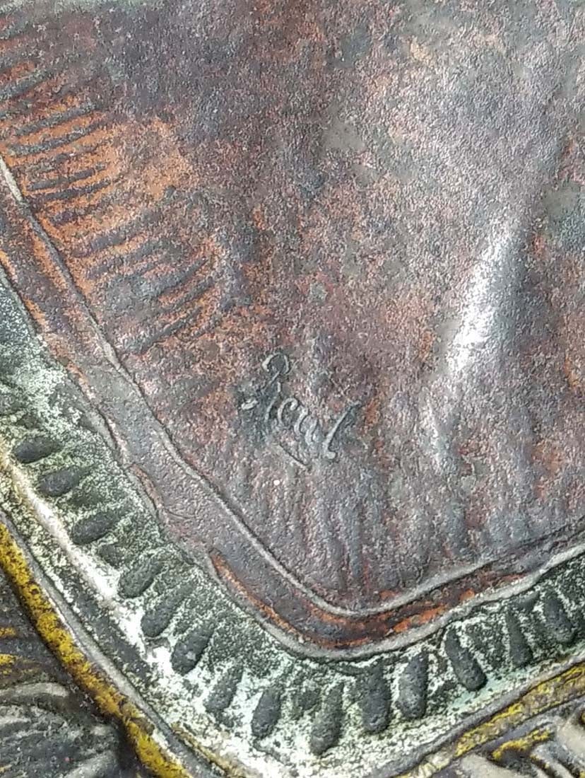 Late 19th C. Austrian Cold Painted Group Signed - 4