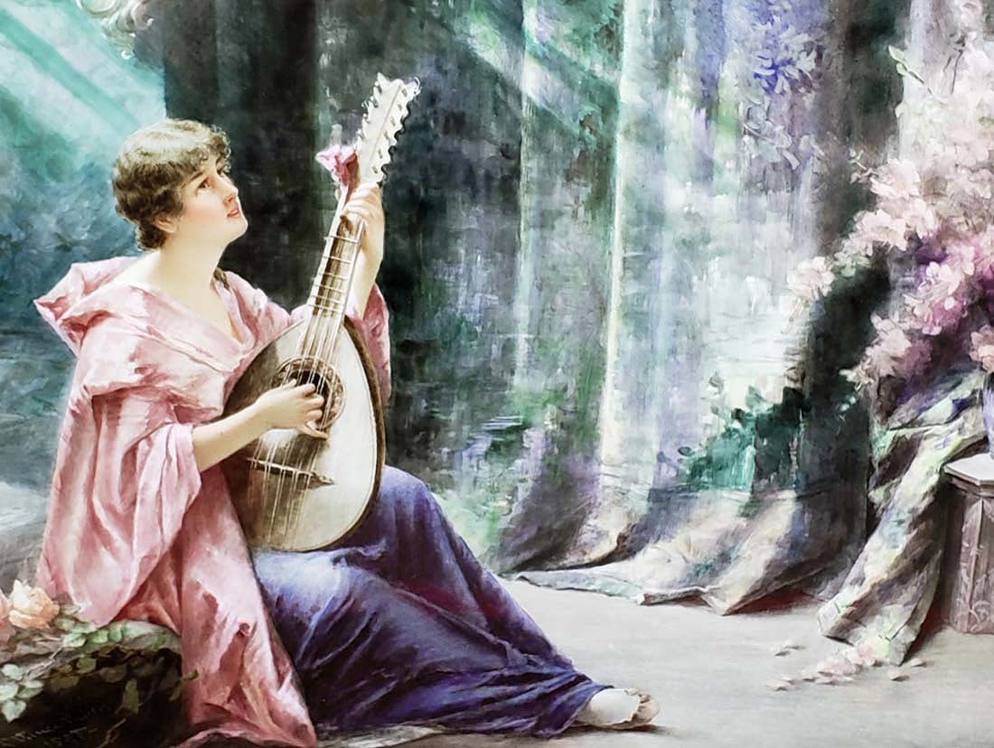 Limoges Plaque Signed L. Vance Philly, Dated 1895 - 2