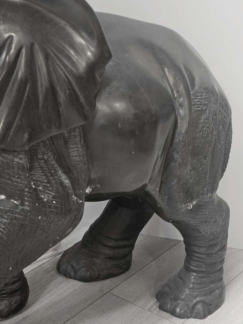 Large Continental Figural Bronze Elephant Statue - 6