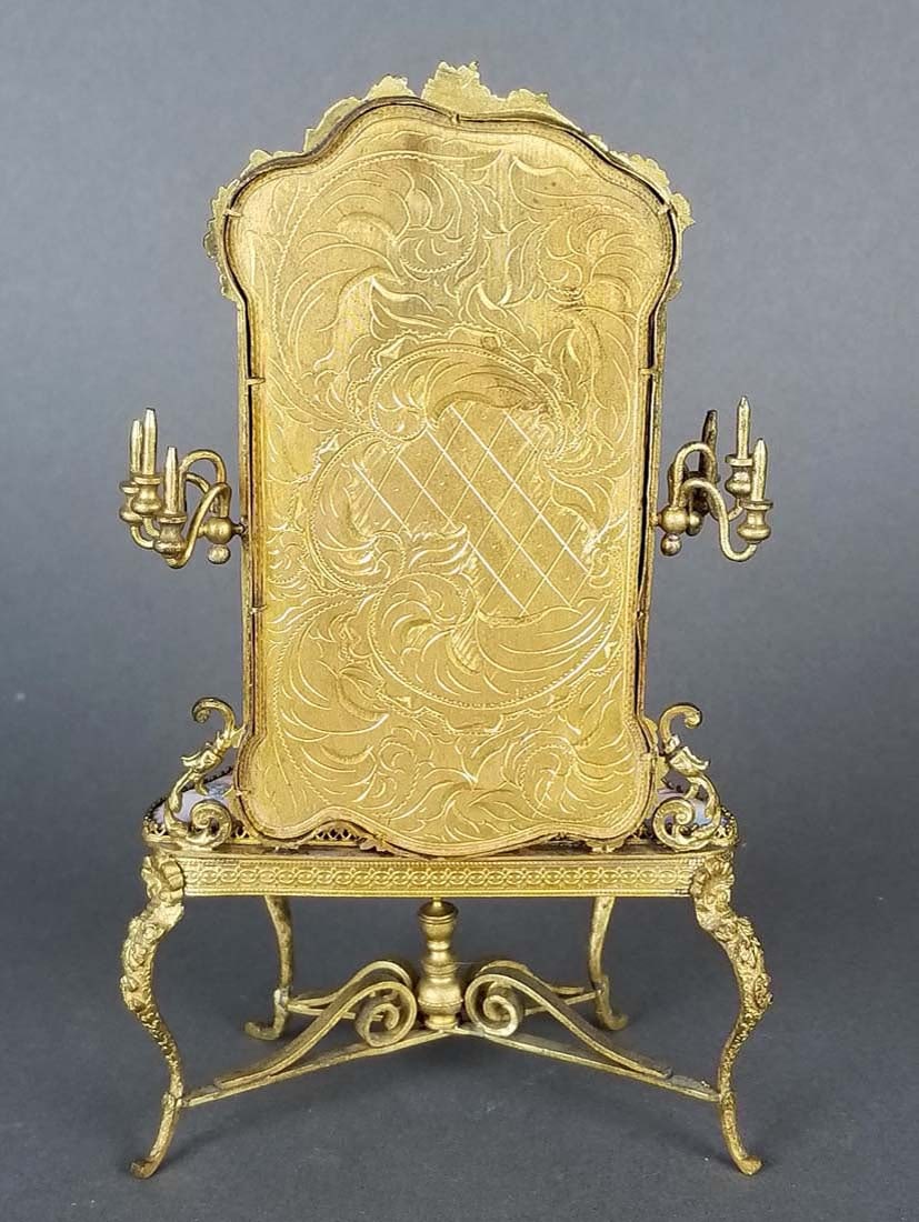 19th C. Austrian Viennese Enamel Vanity Table with - 6