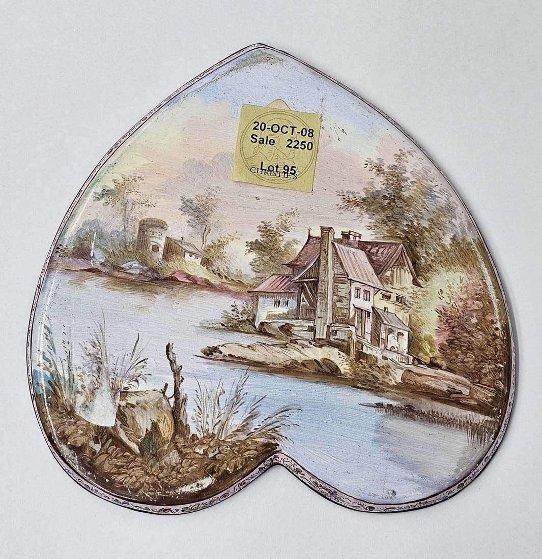 19th C. Viennese Enamel On Silver (~366g) Tea Set - 3